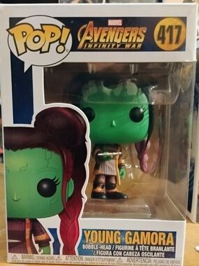 Funko Young Gamora Pop! Collectible Vinyl Figure - Green & Purple NWT